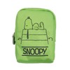 Peanuts PNDW1631 Cosmetic Pouch (Neon Color Pattern), Green