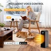 FLANUR Space Heater for Bedroom, Smart Electric Heater with WiFi