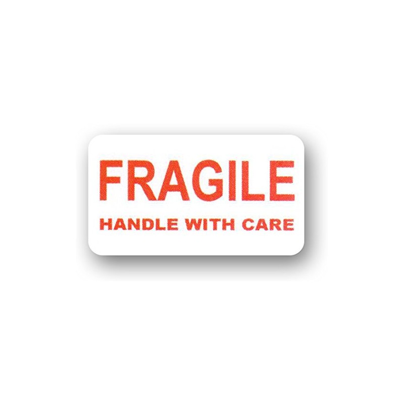 650 Fragile - Handle with Care Labels Small Stickers