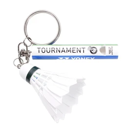 Yonex ACG1016A 011 Key Chain (Shuttle Type), White, White (011)