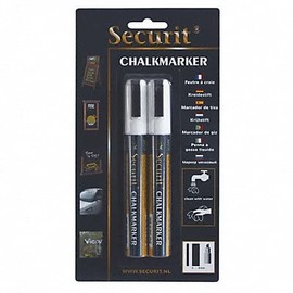 Chalk Marker, White, PK2