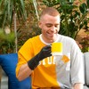 3 X Gardening Rubber Gloves Extra Tough & Non-Slip Grip