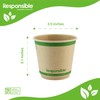 Responsible Products Smooth Insulated Paper Hot Cups (squat), Tree-Less™ Compostable