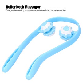 FILFEEL Roller Neck Massager, UShaped Manual Neck Shoulder Fatigue Relieve Massager Tool Ergonomic Handle Design Rouleau de Massage Musculaire