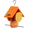 Kettle Moraine Recycled Single Oriole Orange Fruit Feeder
