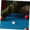 NOLITOY 12Pcs Professional Billiard Cue Chalk Cubes Durable Snooker Pool
