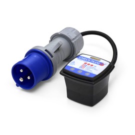 Martindale CP201 230V 32A Industrial Socket Tester, Grey/Black/Blue, 65 x 65 x 47 mm