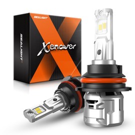 SEALIGHT Newest 9007 Fog Bulbs, Ultra-Bright 9007 Fog Light Bulbs, 60000 Hours Super Long Lifespan, 6000K Cool White Fog Light Bulbs, 3 min Installation, Pack of 2