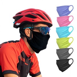 Korean Sports Copper Mask Multi-Scarf: Antibacterial, UV Protection for Cycling, Running, Hiking & Fashion Copper Warrior - Gray 10ea