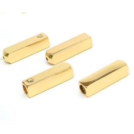 4 Pcs Metal Aglets Shoelace Tips Aglets for Shoelaces Shoelace End Caps with Screwdriver Shoe String Aglet Tips Head for Canvas Sneakers Hoodies(Golden)