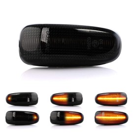 2 x LED Indicators Side Indicators Flashing Light Dynamic Running Indicator Fender Indicator with E-Mark V-170227LG