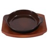 Kanda Au Gratin Dish, Brown, Diameter 5.9 x Height 1.3
