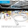 JESLED T5 T8 Extension Cords, 5ft Linkable Wire Cable Conenctor,