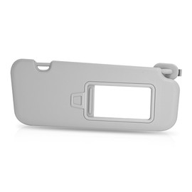 Grey Right Passenger Side Sun Visor with Mirror Compatible with Hyundai Elantra 2016 2017 2018 2019 Replace#85220-F0100TTX