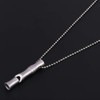 Ejoyous Stainless Steel Whistle, Whistle Signal Whistle with Collar Dog