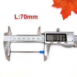 10 Pieces 0.7mm Blue Ink Pens Refills for Smooth Writing Replaceable Ballpoint Pen Refills for Metal Diamond Crystal Ballpoint Pens