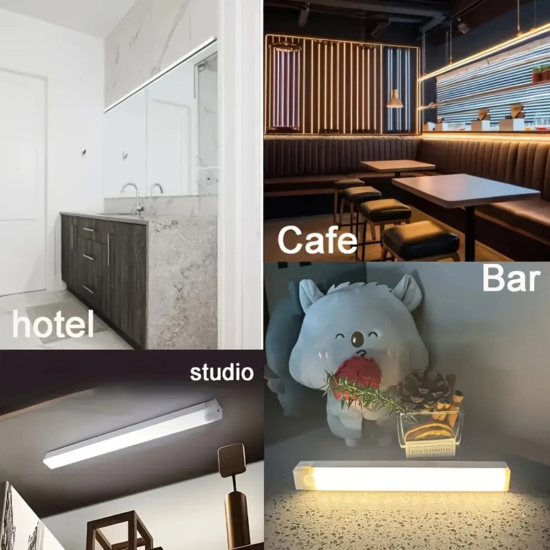 4pcs Motion Sensor Rechargeable Closet Lights