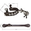 Suohanfei 2PCS Horse Spurs for Cowboy Boots with Spur Straps,