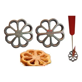 Genéricos varios Par De Mini Moldes Para Buñuelos De Viento, 8cm De Diámetro