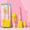 COME Cepillos de Limpieza para Botellas, 4 Piezas, Rosa |