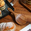 Wooden Rice Spoon,Non Stick Rice Paddle Heat Resistance Serving Spoon,