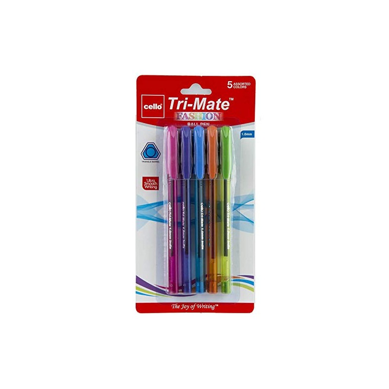 Cello Tri-Mate Pen, Assorted ($1.25 Per Pack)