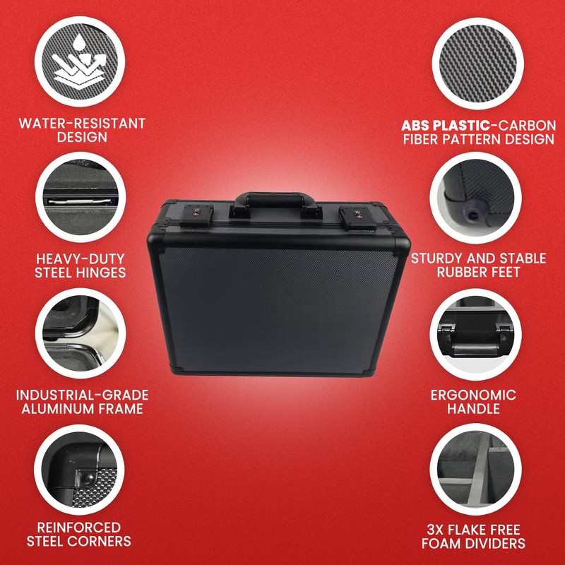 Premium Graded Card Storage Box - Impact Resistant Graded Card