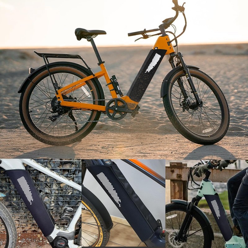 LETSERBIKE Ebike Battery Cover Waterproof, Neoprene Electric Bicycle Battery Cover