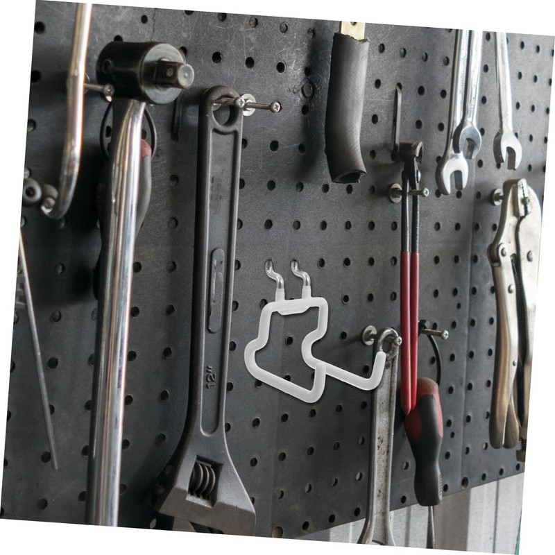 SHINEOFI Heavy Duty Pegboard Hook Versatile Wall Organizer for Tools