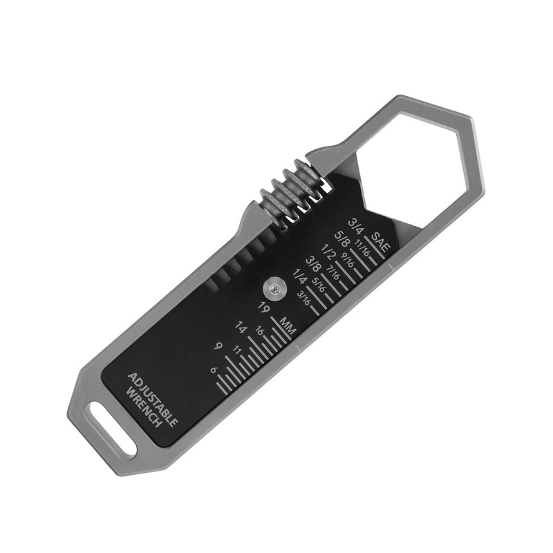 EDC Wrench 3/16 To 3/4 Inch 5 To 19mm Adjustable