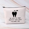 Funny Dentist Gift Dental Makeup Bag for Dental Hygienist Dental