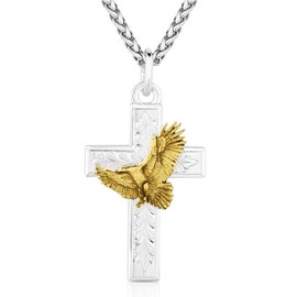 Montana Silversmiths Faith in Flight American Made Cross Necklace