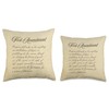 First Amendment United States Constitution Throw Pillow