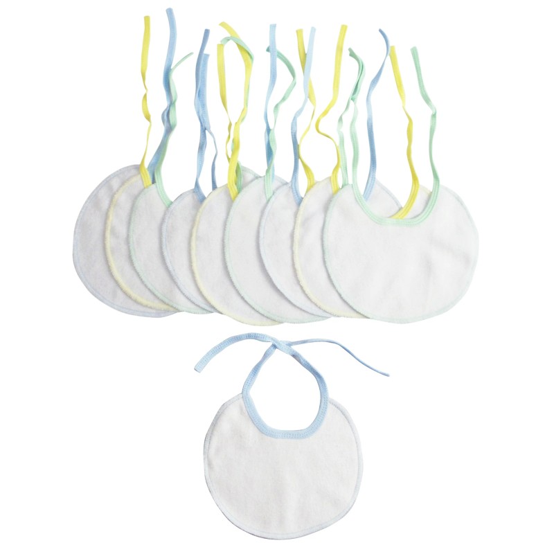 UD_Infant Nine Piece Bib Set (pack Of 9) 1021-9-pack