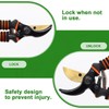 8" Pruning Shears for Gardening –Garden Clippers with Safety Lock