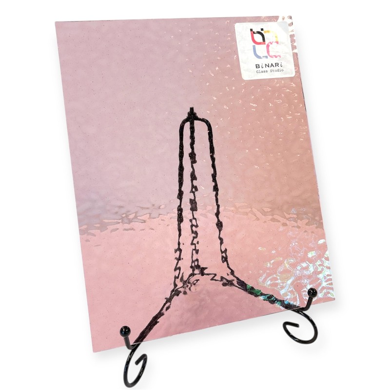 Wissmach Stained Glass Sheet: Lilac English Muffle | Curated by