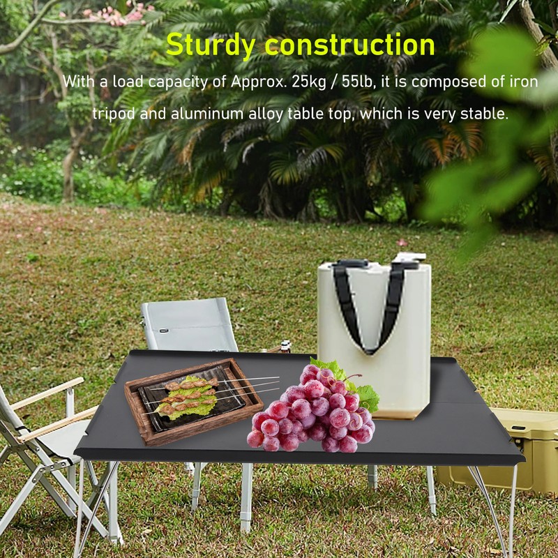 Folding Camping Table Aluminium Alloy Desktop Portable Outdoor Camping Table