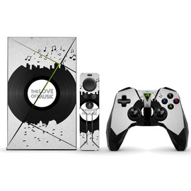 MightySkins Skin Compatible with NVIDIA Shield TV wrap Cover Sticker Skins Love of Music