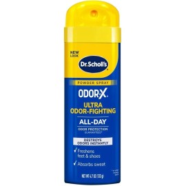 Unbranded Dr. Scholl's ODOR-X ULTRA ODOR-FIGHTING POWDER SPRAY, 4.7 oz