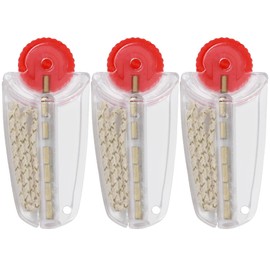 DEWEL 3 Pack Lighter Wick Flint and Cotton Material, Kerosene Petrol Accessories Cotton Replacement lints for Oil Fire