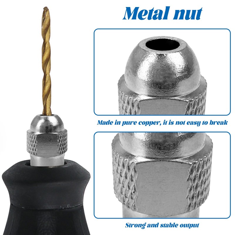 23-Piece Drill Chuck Set, Replacement 4486 Quick Change Drill Chuck
