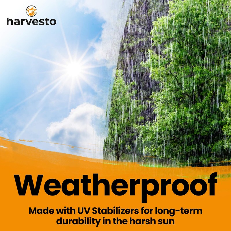 Harvesto Heavy Duty Bird Netting for Chicken Coops & Runs