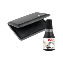Colop Colop 151304 Stempelkissen Micro 2 + Farbe 801 schwarz, 70 x 110 mm