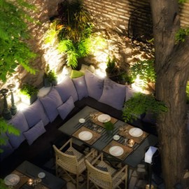 Tecnolite - Lampara para Empotrar en Piso, Iluminación Exterior, Jardín o Terraza, Color Satinado, 9 Watts, Luz Cálida Brillante