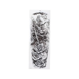 9 x Full Arm Tattoos - Waterproof Temporary Tattoo Stickers with Durable Large Pattern for Adults Men and Women