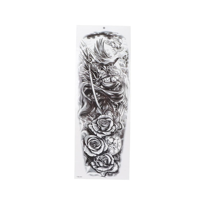 9 x Full Arm Tattoos - Waterproof Temporary Tattoo Stickers