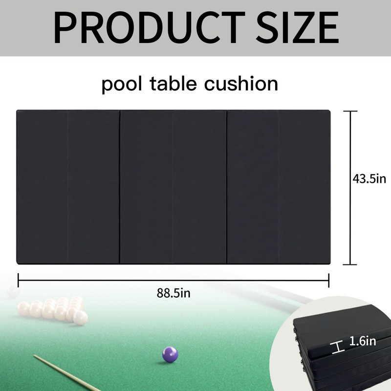 8ft Pool Table Insert - Convertible Foldable Top Transforms to
