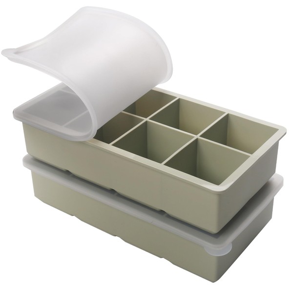 1/2 Cup Silicone Freezer Tray With Lid - Silicone Freezer