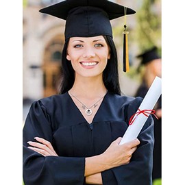 Long tiantian Graduation Necklace Graduation Gifts for Her Compass Necklaces Class of 2025 Gifts High School Collegepreschool Gift for Friends Nurse