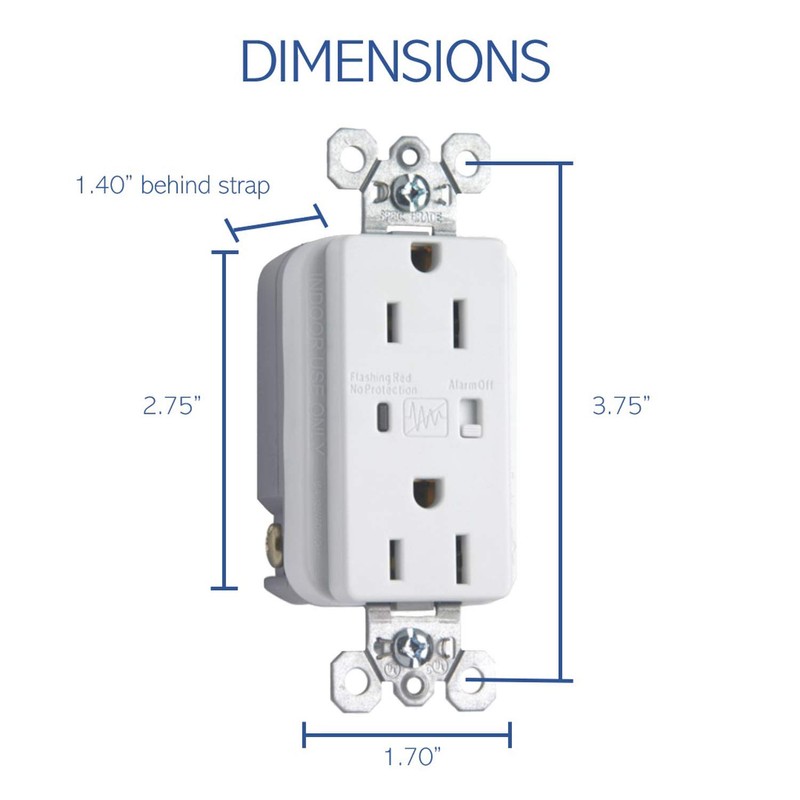 Legrand Pass & Seymour 5262WSP 15 Amp 125V Extra-Heavy Duty